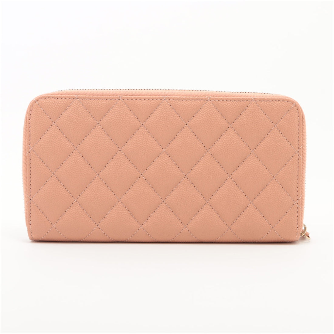 New 1:1 Rep Top Quality Chanel Matrasse Caviar S Round  Wallet Pink Random