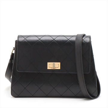 New 1:1 Rep Top Quality Chanel Lambskin  Shoulder Bag 2.55 Black G  5th