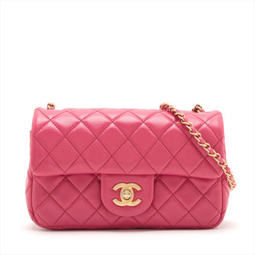 New 1:1 Rep Top Quality Chanel Mini Matrasse 20  Single Chain Bag Coco Ball Pink Gold