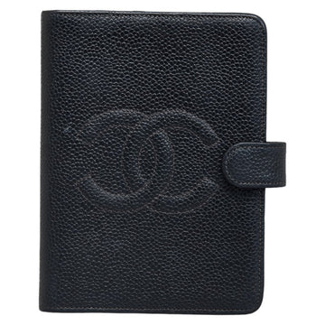 New 1:1 Rep Top Quality Chanel Coco Handbook Cover Agenda Black Caviar S  CHANEL