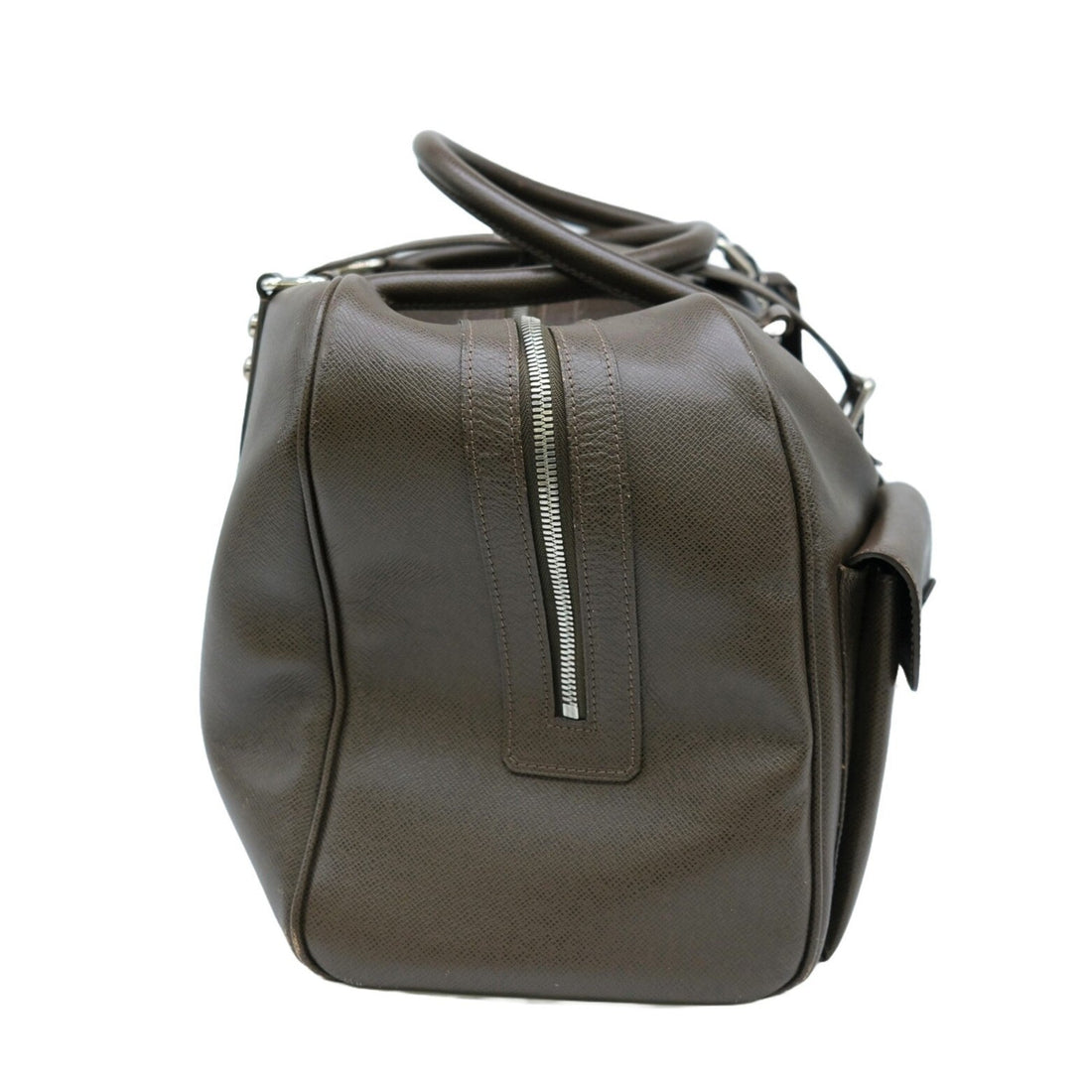 Louis Vuitton    Grizzly Taiga Leather Handbag