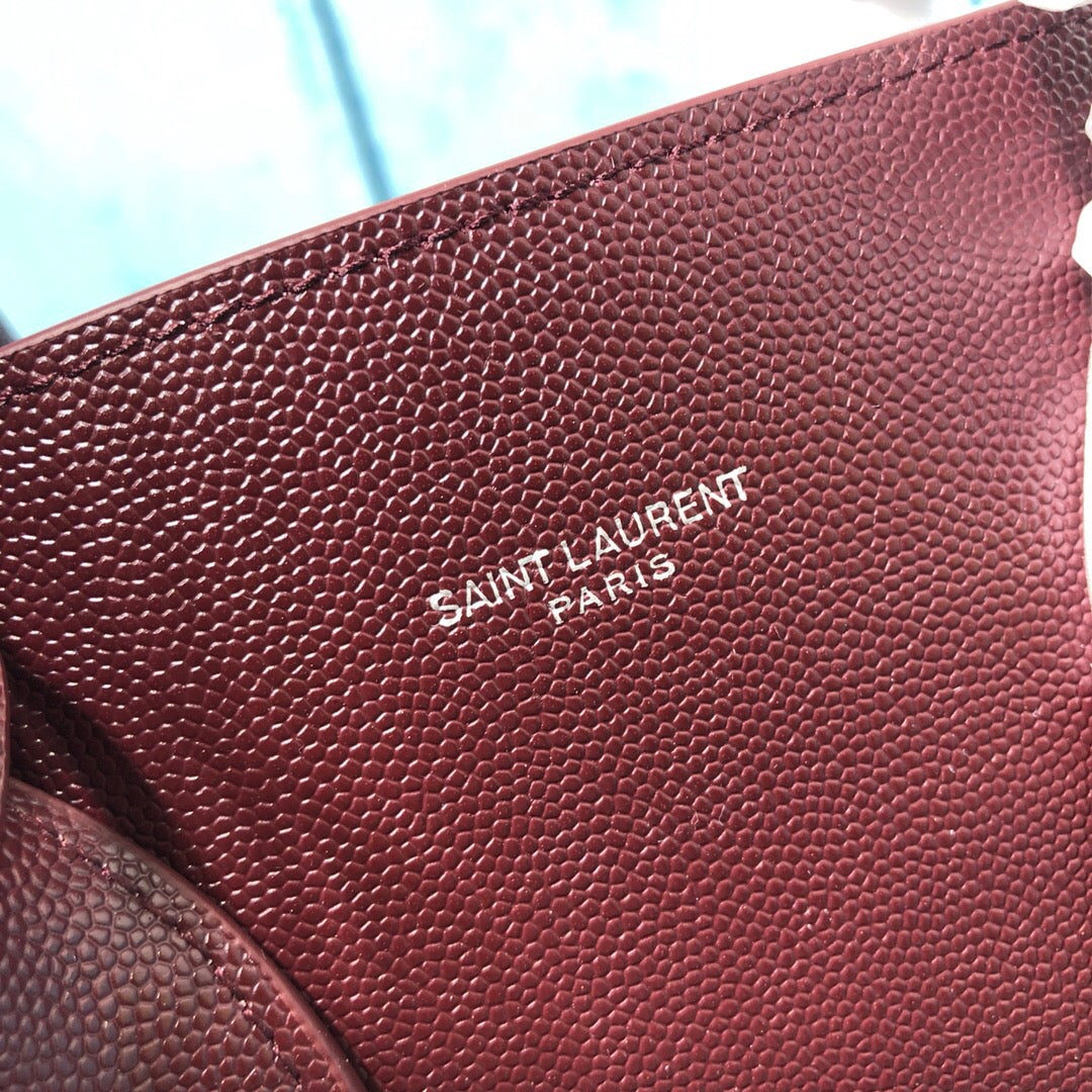 Yves Saint Laurent Sac De Jour Small Burgundy