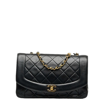 New 1:1 Rep Top Quality Chanel Mattress Diana 25 Chain houlder Bag Black Leather Lady Chanel