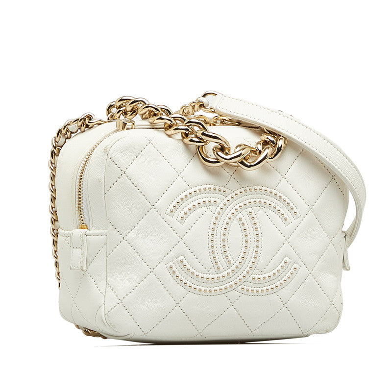 New 1:1 Rep Top Quality Chanel Matrases Cocomark tands Chain Handbags Shoulder Bag White   CHANEL