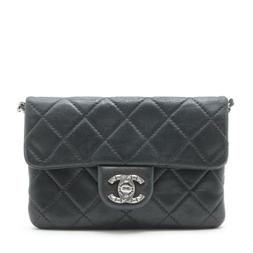 New 1:1 Rep Top Quality Chanel Lambskin  Chain Shoulder Bag Black Silver Gold  17th