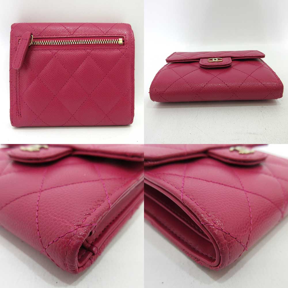 Top Quality Chanel Classic Small Flap Wallet Caviar Skin