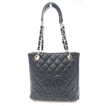 Top Quality Chanel Caviar Skin Chain Tote Bag