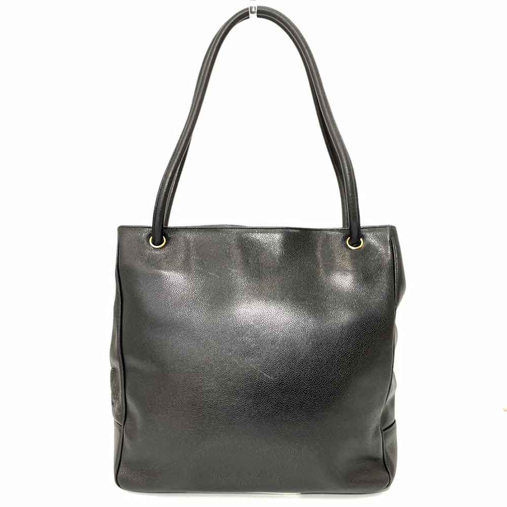 Top Quality Chanel Caviar Leather Tote Bag Black