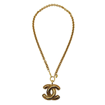 Top Quality Chanel  Quilted CC Pendant Necklace