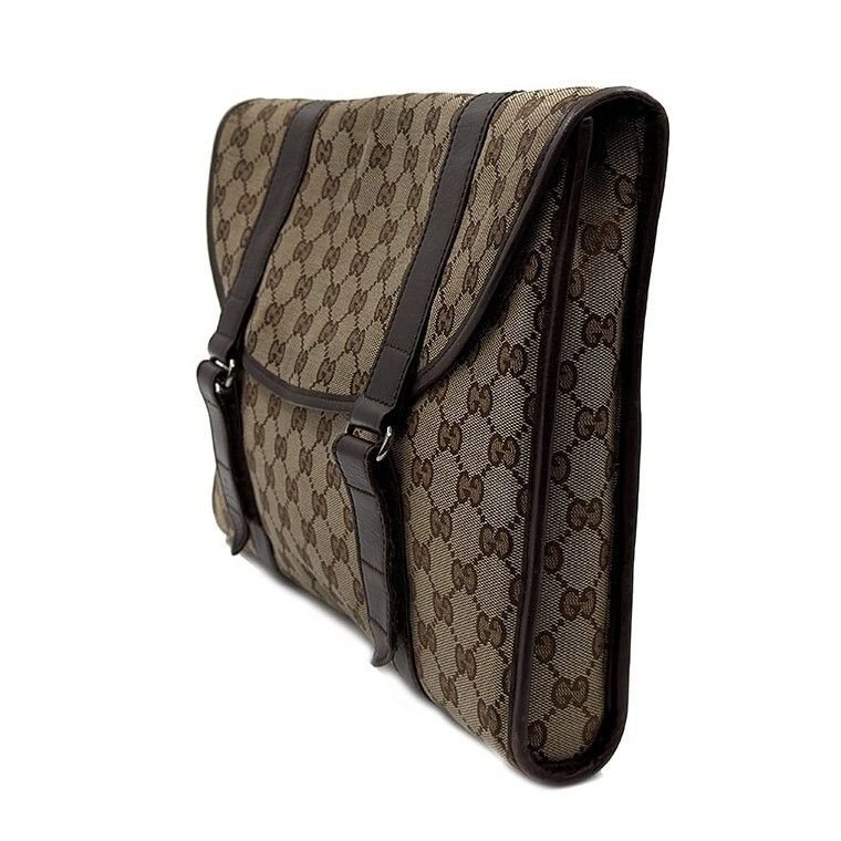 Gucci Canvas Clutch and Document Bag 145852 138832265