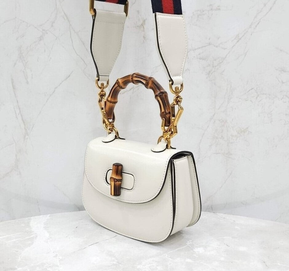 Gucci Bamboo 1947 Mini Tote Shoulder Bag 142809978