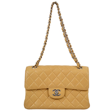 New 1:1 Rep Top Quality Chanel Beige Lambskin Double Sided Classic Flap Shoulder Bag