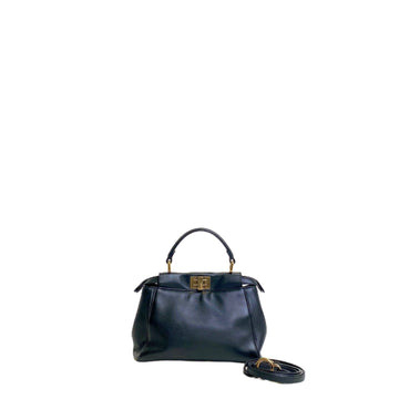 FENDI PEEKABOO MINI IN BLACK