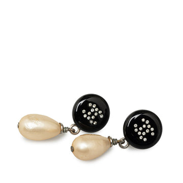 New 1:1 Rep Top Quality Chanel Coco Rhinestone Pearl Swingpiece Black Metal  Chanel