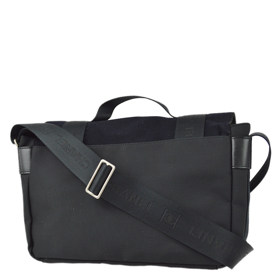 New 1:1 Rep Top Quality Chanel Black Felt Sport Line Messenger Shoulder Bag