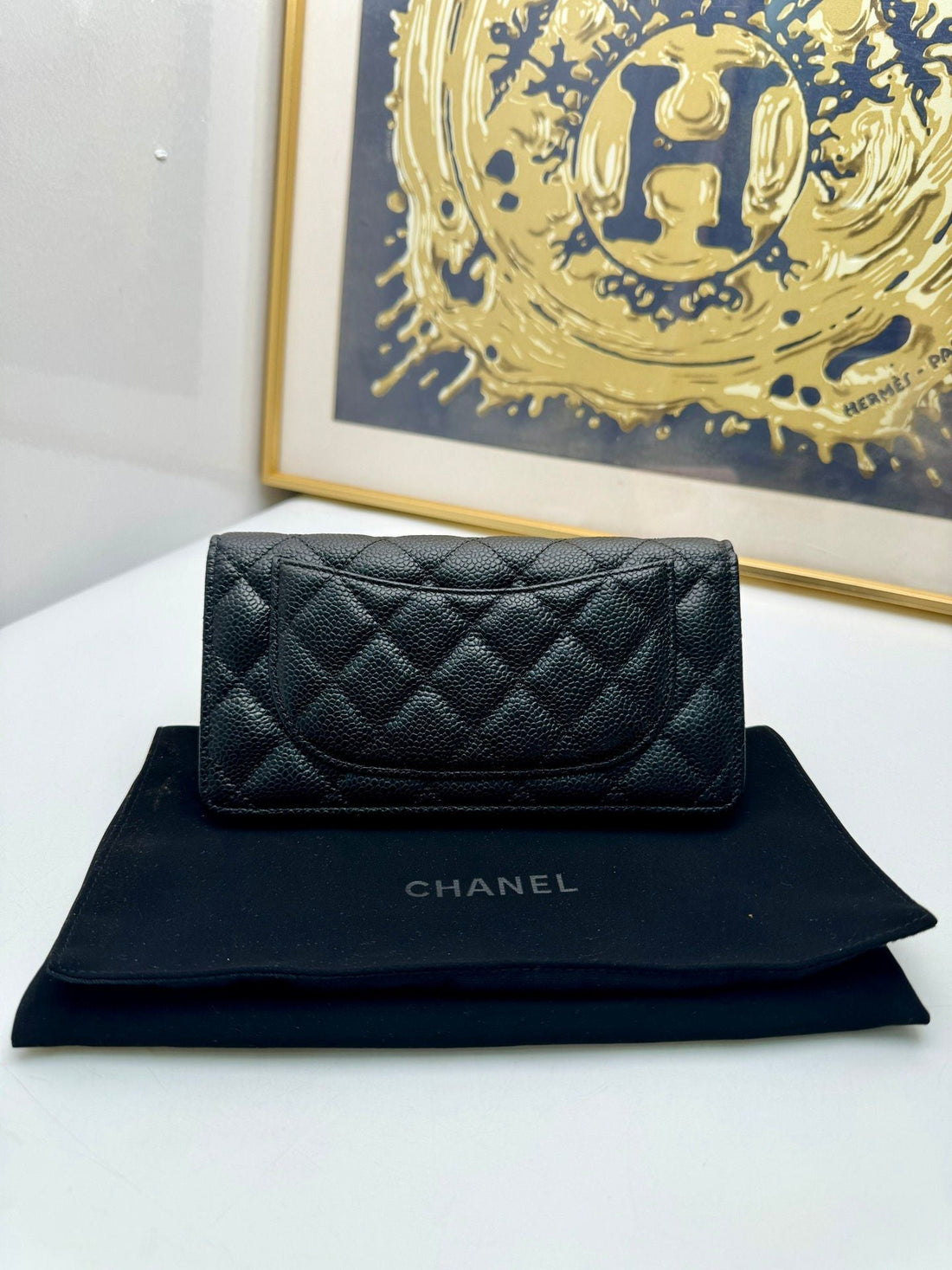 chanel wallet black 109960