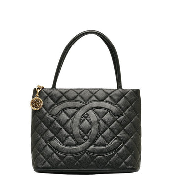 New 1:1 Rep Top Quality Chanel   Cocomark Tooth Bag houlder Bag Black Caviar S  CHANEL