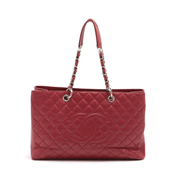 New 1:1 Rep Top Quality Chanel Matrasse Caviar S Chantrotot Bag Red Silver Gold