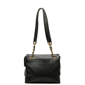 New 1:1 Rep Top Quality Chanel  Triple Coca-Cola Chain  Bag Black Caviar  Lady Chanel