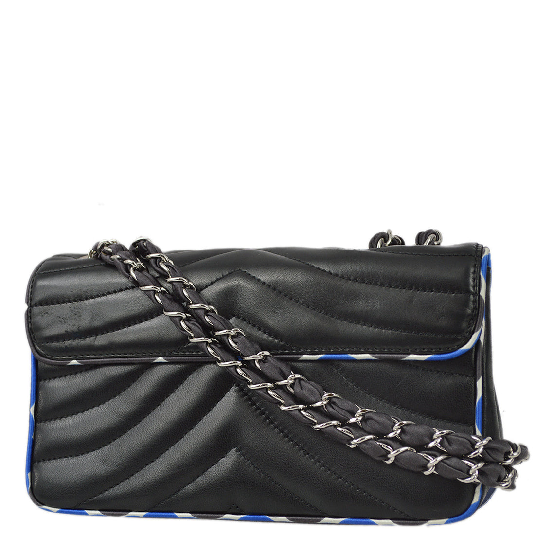 New 1:1 Rep Top Quality Chanel Black Lambskin Camellia Straight Flap Shoulder Bag