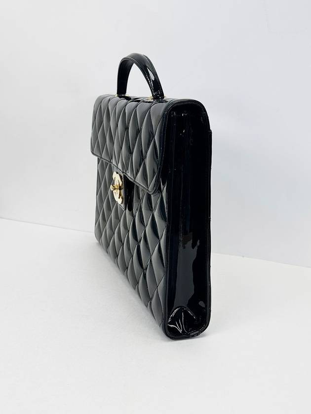 Patent Big CC Briefcase 4ACHB4213 Chanel