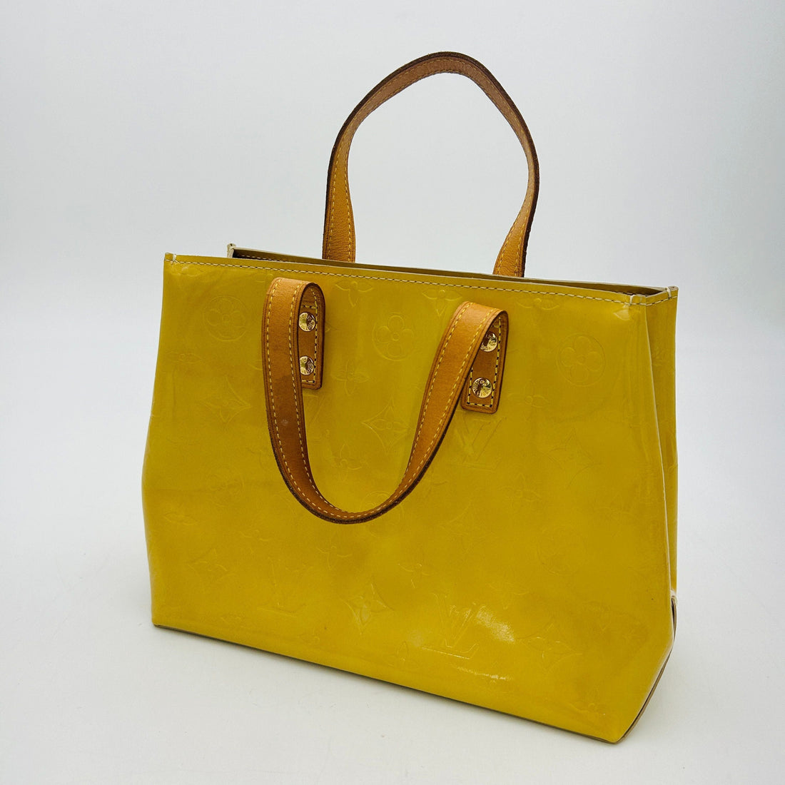 Louis Vuitton Monogram Vernis Colombus  - Yellow Totes, Handbags  B12233TTN4
