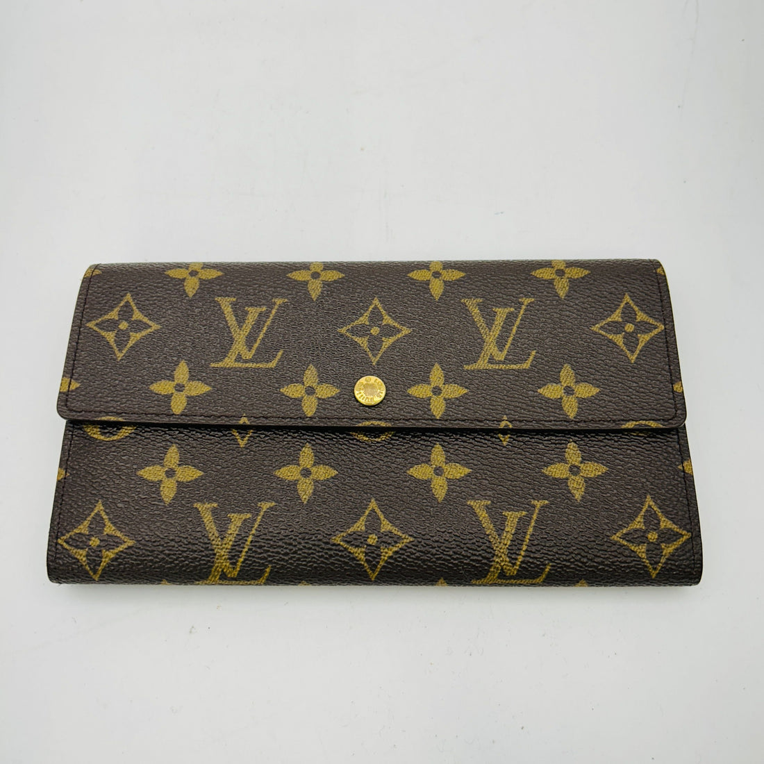 LOUIS VUITTON Porte Monnaie Credit Long Walllet GP10171145
