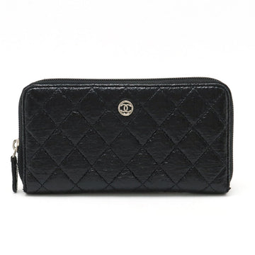 New 1:1 Rep Top Quality Chanel MATRACE COCOMARK ROUND Long Wallet  TWID LEADER BLACK BLACK SILVER A50097 BLUMIN BLUMIN MARKET SHOP
