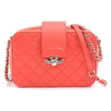 Top Quality Chanel Leather Matelasse Half Coco Chain Shoulder Bag
