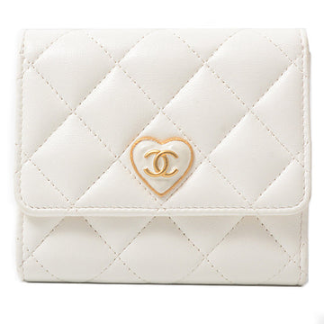 Top Quality Chanel Leather Matelasse Small Flap Wallet