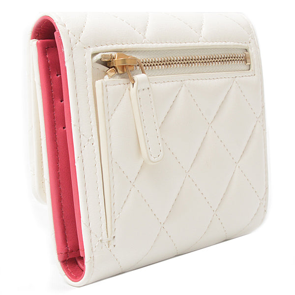 Top Quality Chanel Leather Matelasse Small Flap Wallet