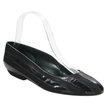 Gucci Black Patent Leather  Early Mod Flats
