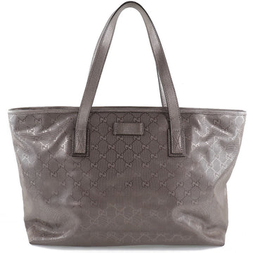 Gucci Gg Imprimé Brown Canvas Tote Bag