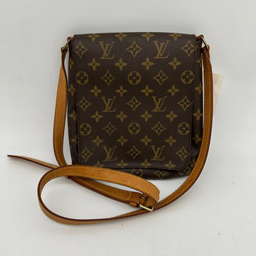 Louis Vuitton Mtte Salsa Brown Monogram Canvas Shoulder Bag Medium