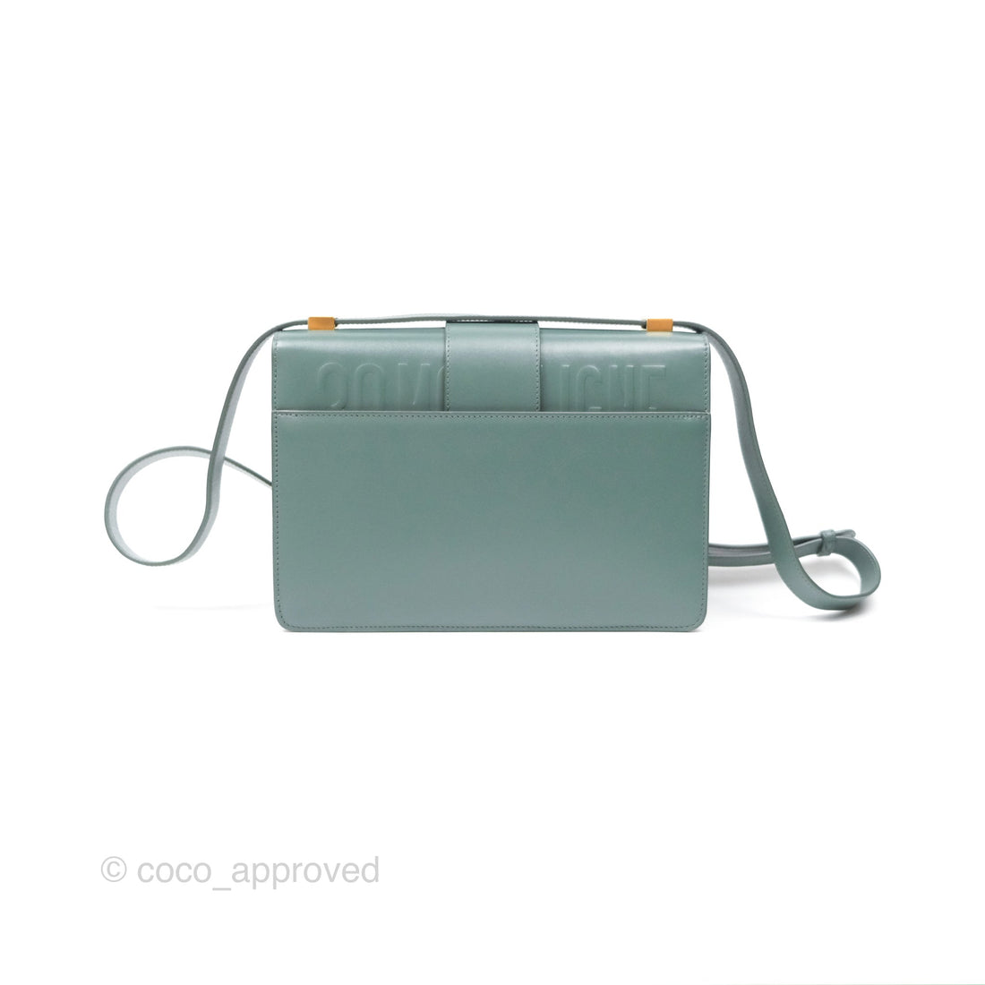 Dior 30 Montaigne Bag Teal Green Box Calfskin