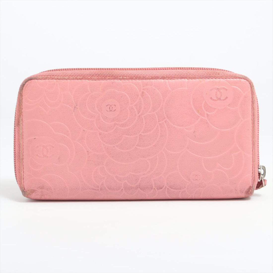 New 1:1 Rep Top Quality Chanel Camelia  Round  Wallet Pink Silver Gold  17th