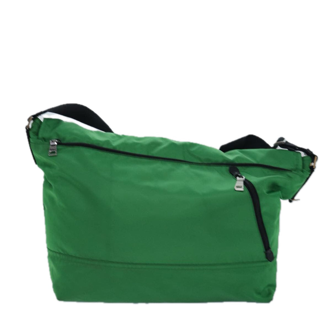 PRADA Shoulder Bag Nylon Green Auth 78081