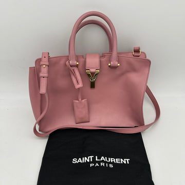 Saint Laurent Paris Ligne Y Mini Cabas Bag Pink Fuschia