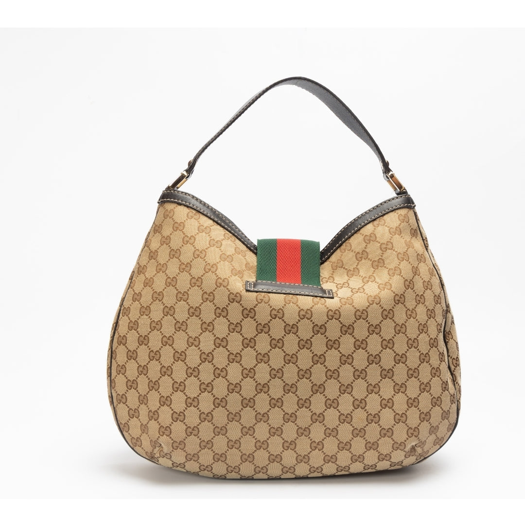 Gucci GG Canvas Medium Hobo Bag