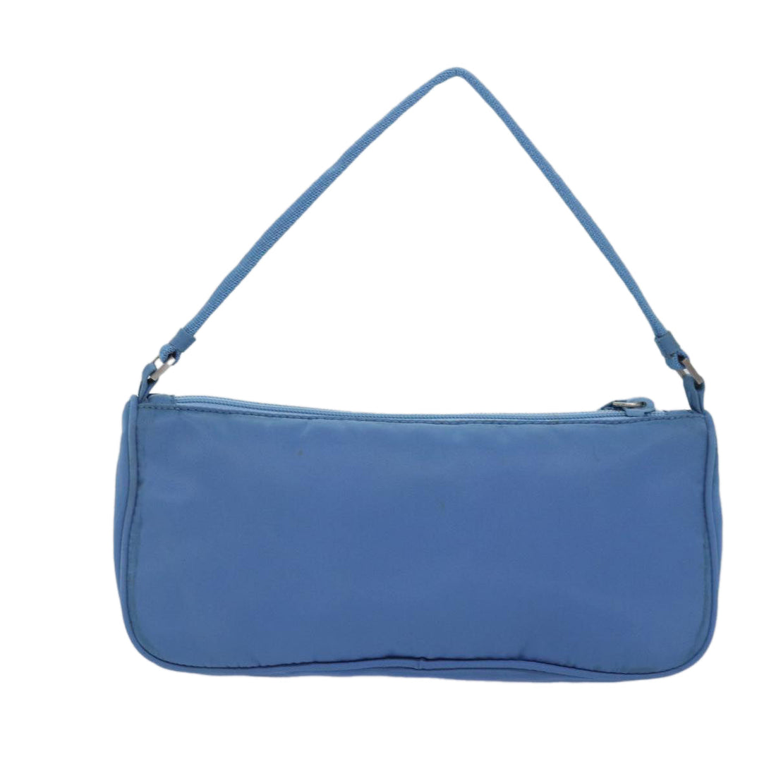 PRADA Accessory Pouch Nylon Blue Auth 79367