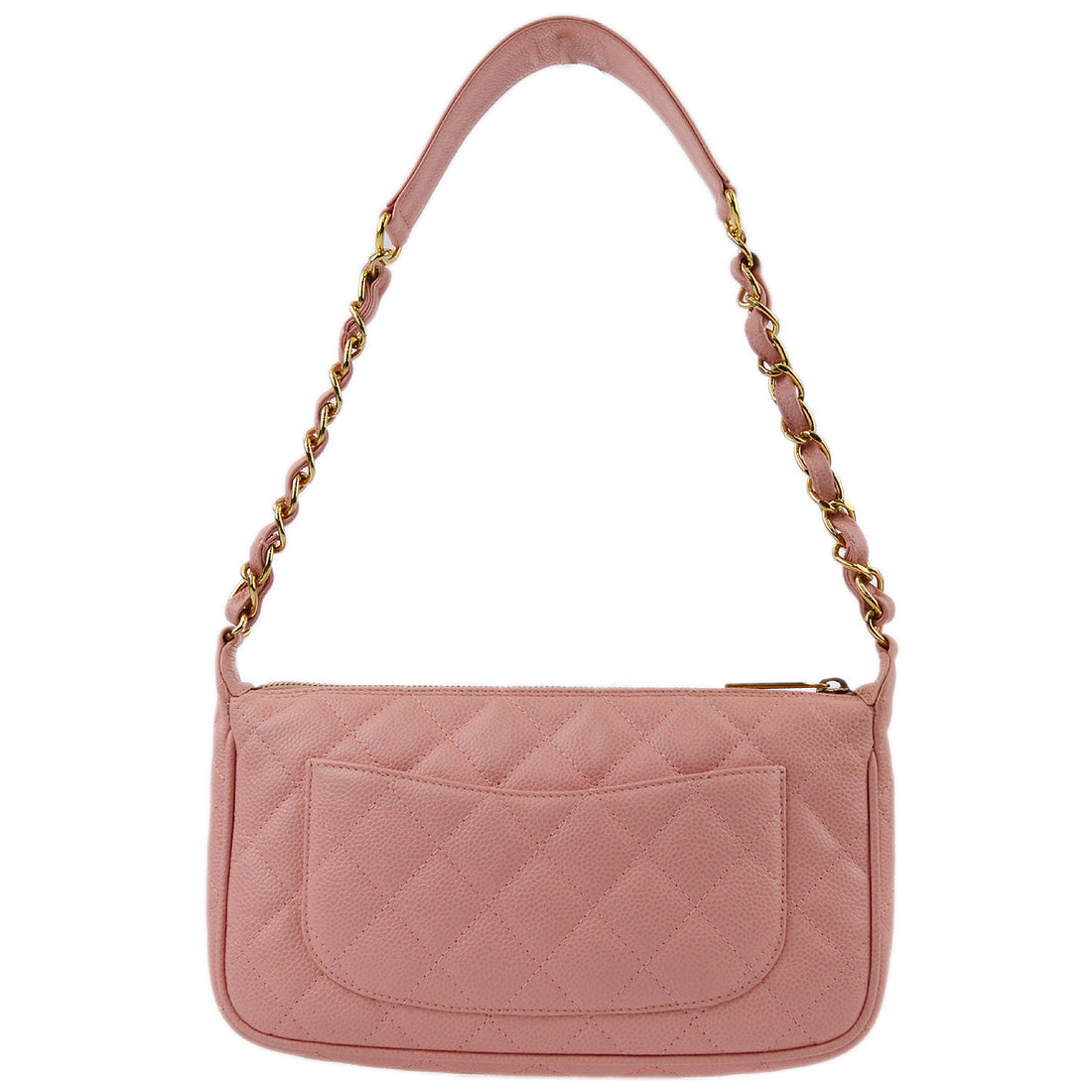 New 1:1 Rep Top Quality Chanel Pink Caviar Hobo Chain Handbag
