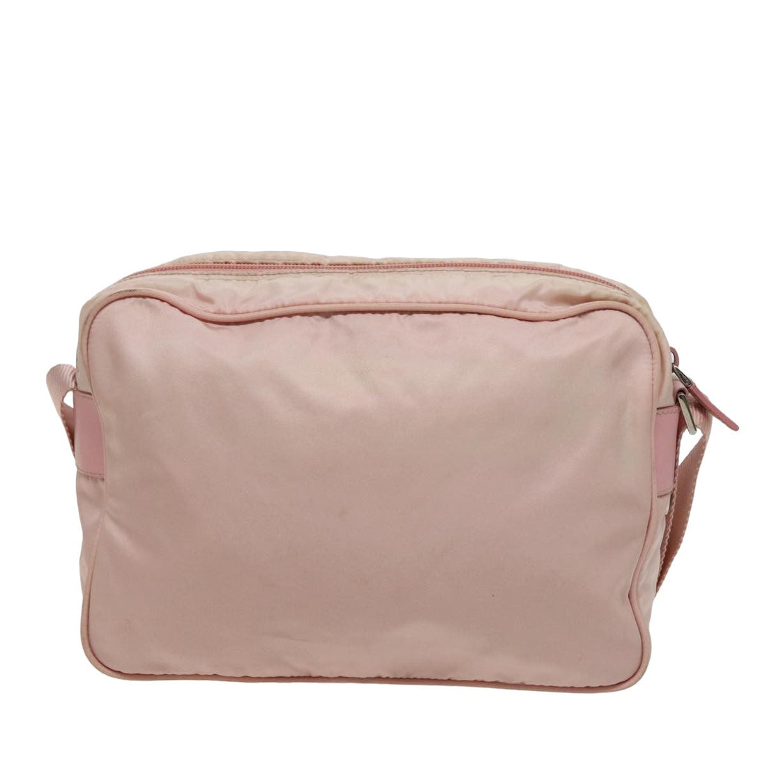 PRADA Shoulder Bag Nylon Pink Auth 79408