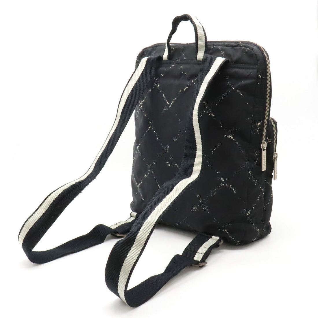 New 1:1 Rep Top Quality Chanel  Travel Line Rucksack Backpack  Nylon  Black Black Blumin