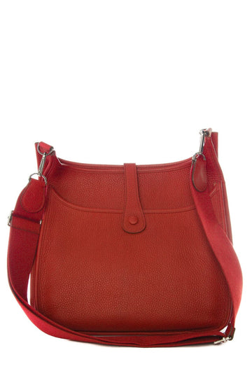 Hermès Evelyne PM Clemence Rubis Garance PHW #P