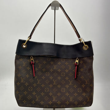 LOUIS VUITTON Noir Monogram Tuyle Lee Hobo LA27497