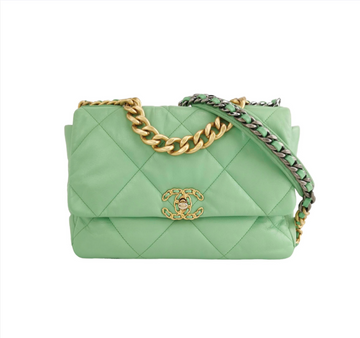Chanel 19 Large Bag Green 24062178756265