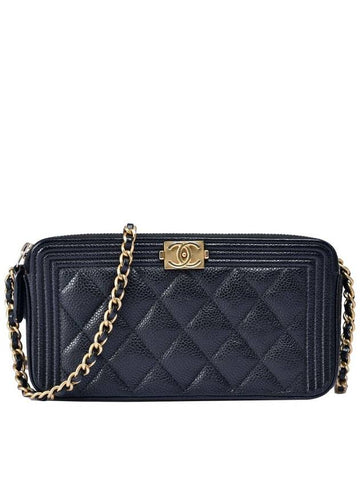 Women s Double Zipper Chain Bag No 22 Chanel