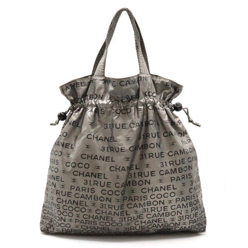 Top Quality Chanel Top Quality Chanel Unlimited Logo Coca-Cola Brand s Bag Handle Nylon Silver Black Black