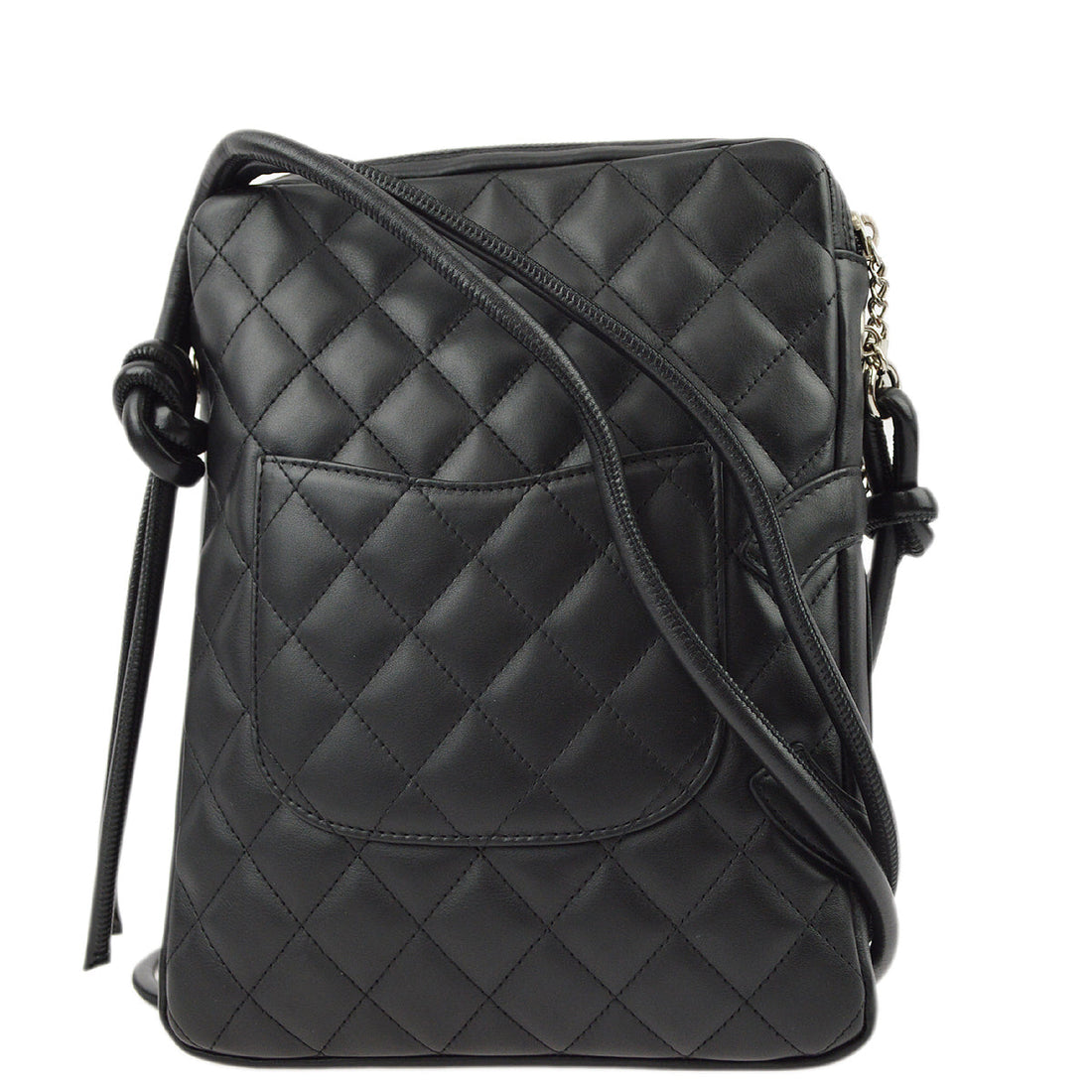 New 1:1 Rep Top Quality Chanel Black Calfskin Cambon Ligne Shoulder Bag