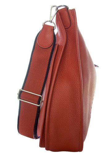 Hermès Evelyne GM Rouge Garance Clemence PHW #P